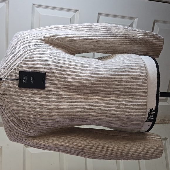 NAADAM Cashmino Wool Cashmere Ribbed Crewneck Sweater - Picture 7 of 9